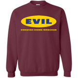 Sweatshirts Maroon / Small EVIL Home Wrecker Crewneck Sweatshirt