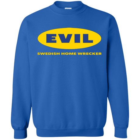 Sweatshirts Royal / Small EVIL Home Wrecker Crewneck Sweatshirt