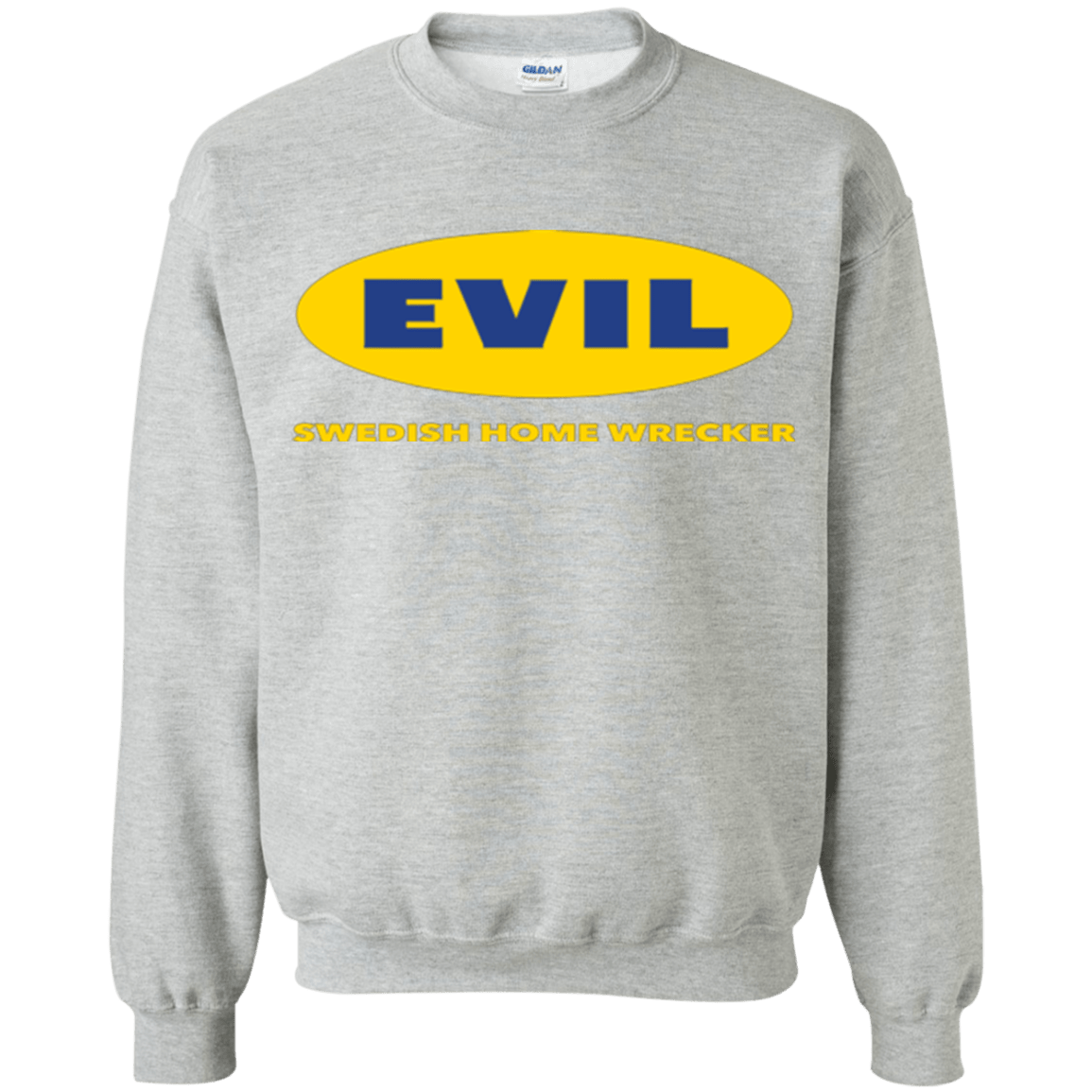 Sweatshirts Sport Grey / Small EVIL Home Wrecker Crewneck Sweatshirt