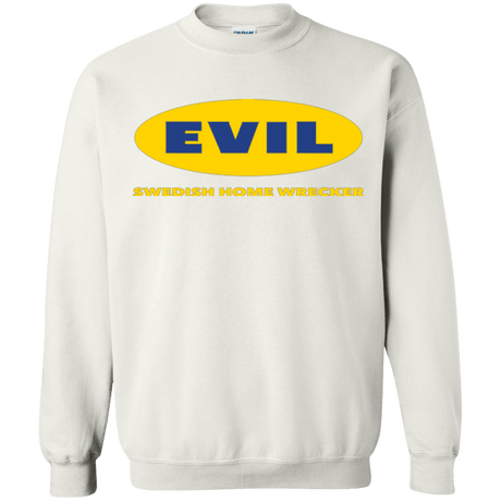 Sweatshirts White / Small EVIL Home Wrecker Crewneck Sweatshirt