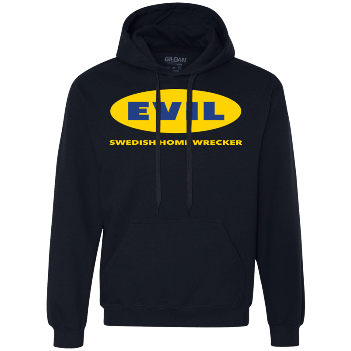 Sweatshirts Navy / Small EVIL Home Wrecker Premium Fleece Hoodie