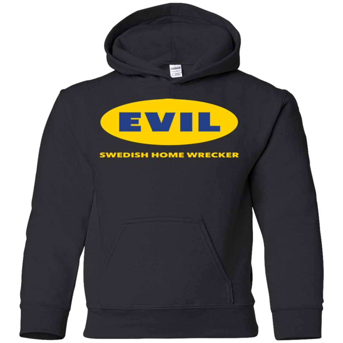 Sweatshirts Black / YS EVIL Home Wrecker Youth Hoodie