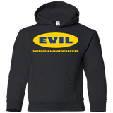 Sweatshirts Black / YS EVIL Home Wrecker Youth Hoodie