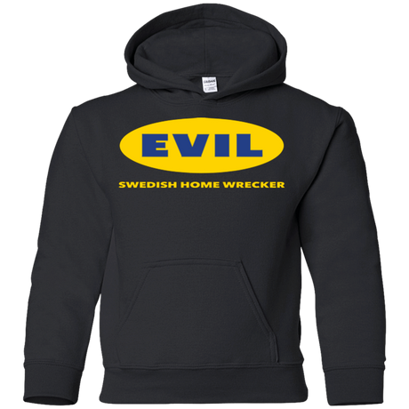 Sweatshirts Black / YS EVIL Home Wrecker Youth Hoodie