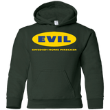 Sweatshirts Forest Green / YS EVIL Home Wrecker Youth Hoodie