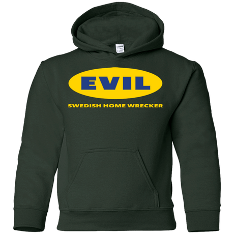 Sweatshirts Forest Green / YS EVIL Home Wrecker Youth Hoodie