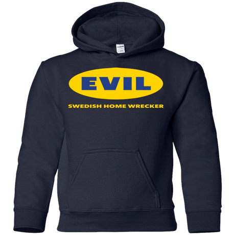 Sweatshirts Navy / YS EVIL Home Wrecker Youth Hoodie