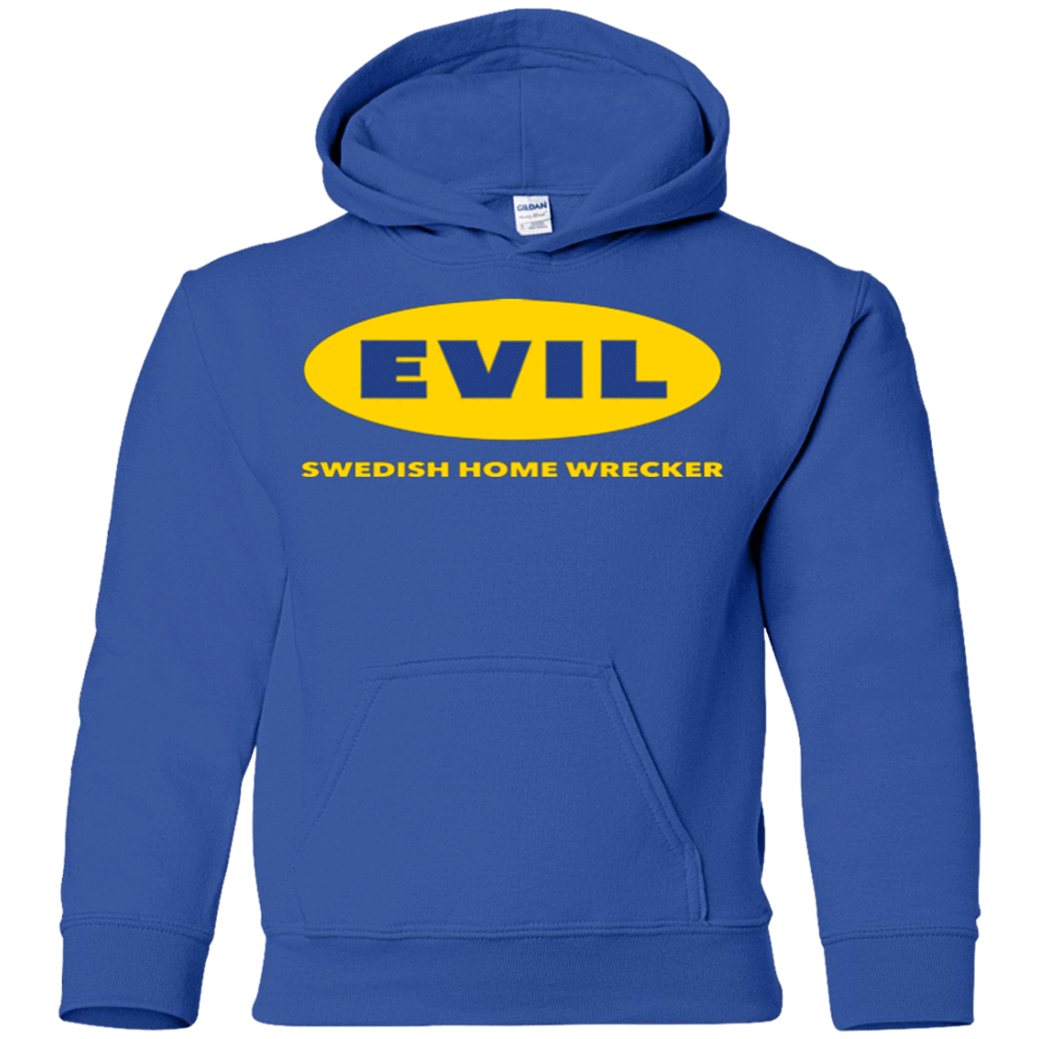 Sweatshirts Royal / YS EVIL Home Wrecker Youth Hoodie