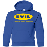 Sweatshirts Royal / YS EVIL Home Wrecker Youth Hoodie