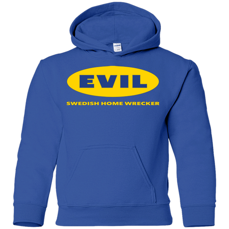 Sweatshirts Royal / YS EVIL Home Wrecker Youth Hoodie