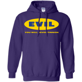 Sweatshirts Purple / Small EVIL Never Finnish Pullover Hoodie