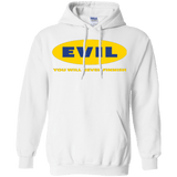 Sweatshirts White / Small EVIL Never Finnish Pullover Hoodie