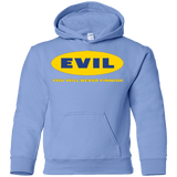 Sweatshirts Carolina Blue / YS EVIL Never Finnish Youth Hoodie