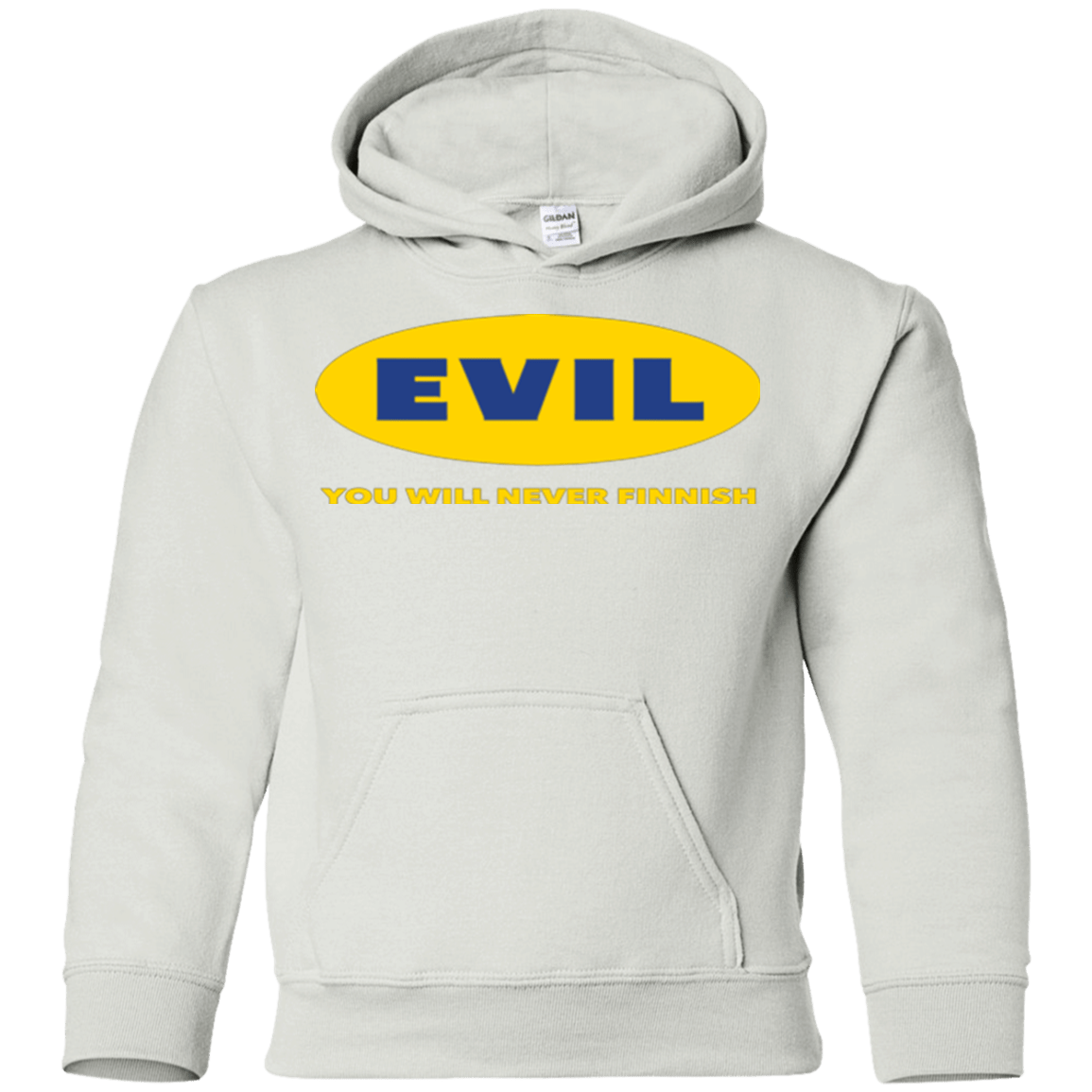 EVIL Never Finnish Youth Hoodie