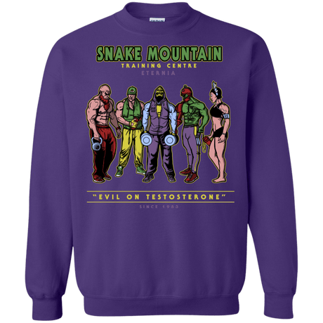 Sweatshirts Purple / S Evil On Testosterone Crewneck Sweatshirt