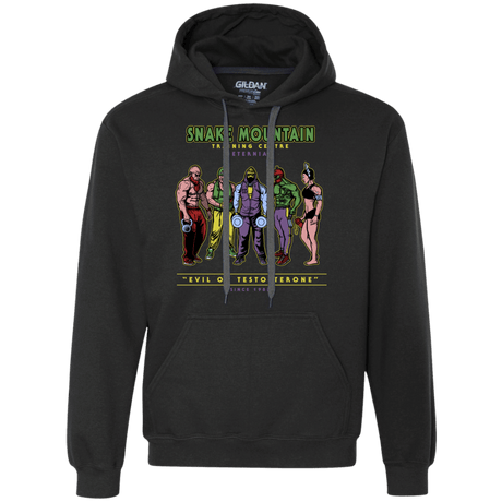 Sweatshirts Black / S Evil On Testosterone Premium Fleece Hoodie