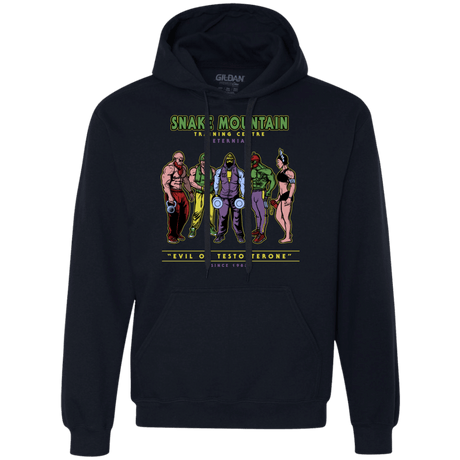 Sweatshirts Navy / S Evil On Testosterone Premium Fleece Hoodie