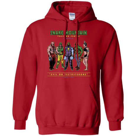 Sweatshirts Red / S Evil On Testosterone Pullover Hoodie