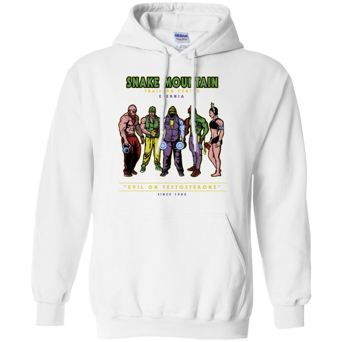 Sweatshirts White / S Evil On Testosterone Pullover Hoodie