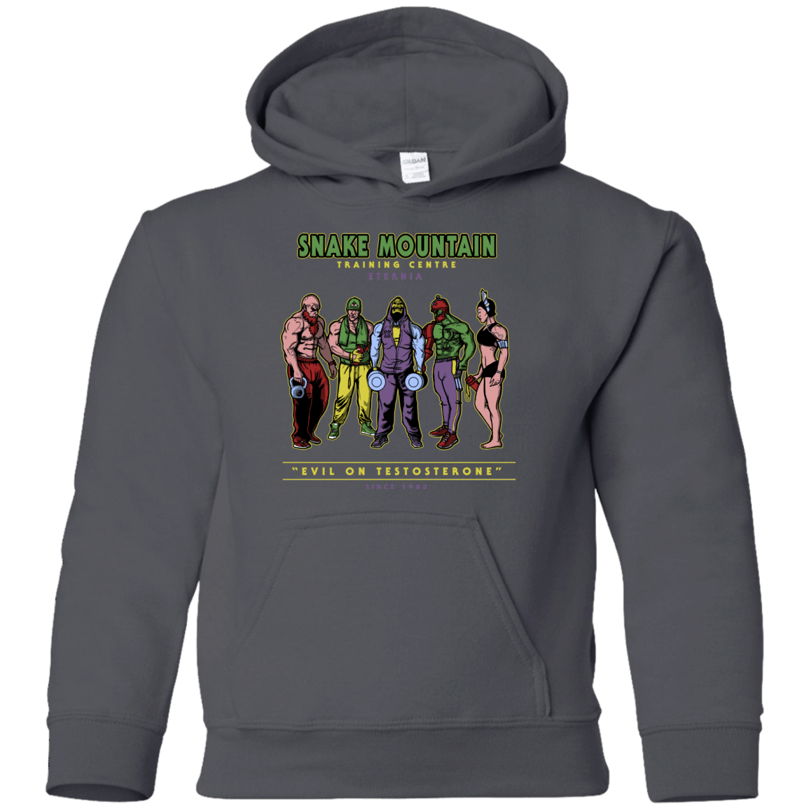 Sweatshirts Charcoal / YS Evil On Testosterone Youth Hoodie