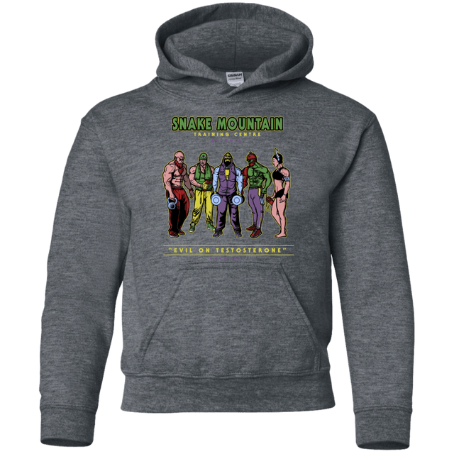 Sweatshirts Dark Heather / YS Evil On Testosterone Youth Hoodie