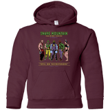 Sweatshirts Maroon / YS Evil On Testosterone Youth Hoodie