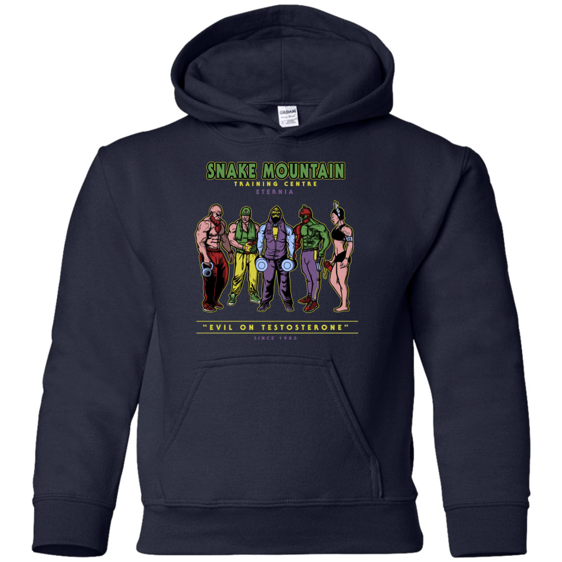 Sweatshirts Navy / YS Evil On Testosterone Youth Hoodie