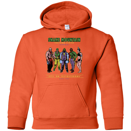 Sweatshirts Orange / YS Evil On Testosterone Youth Hoodie