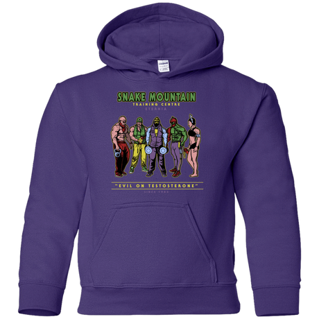 Sweatshirts Purple / YS Evil On Testosterone Youth Hoodie