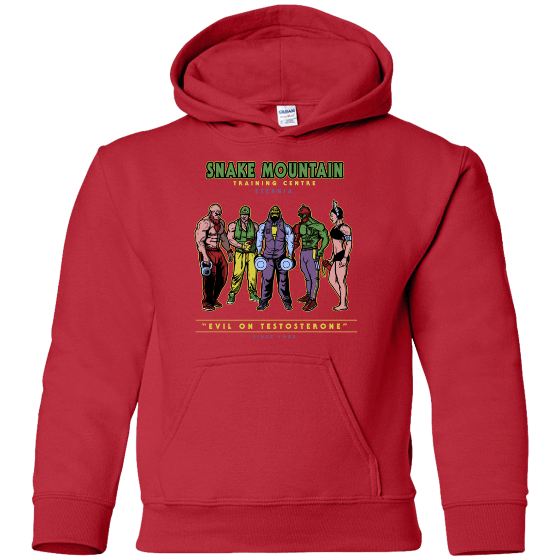 Sweatshirts Red / YS Evil On Testosterone Youth Hoodie