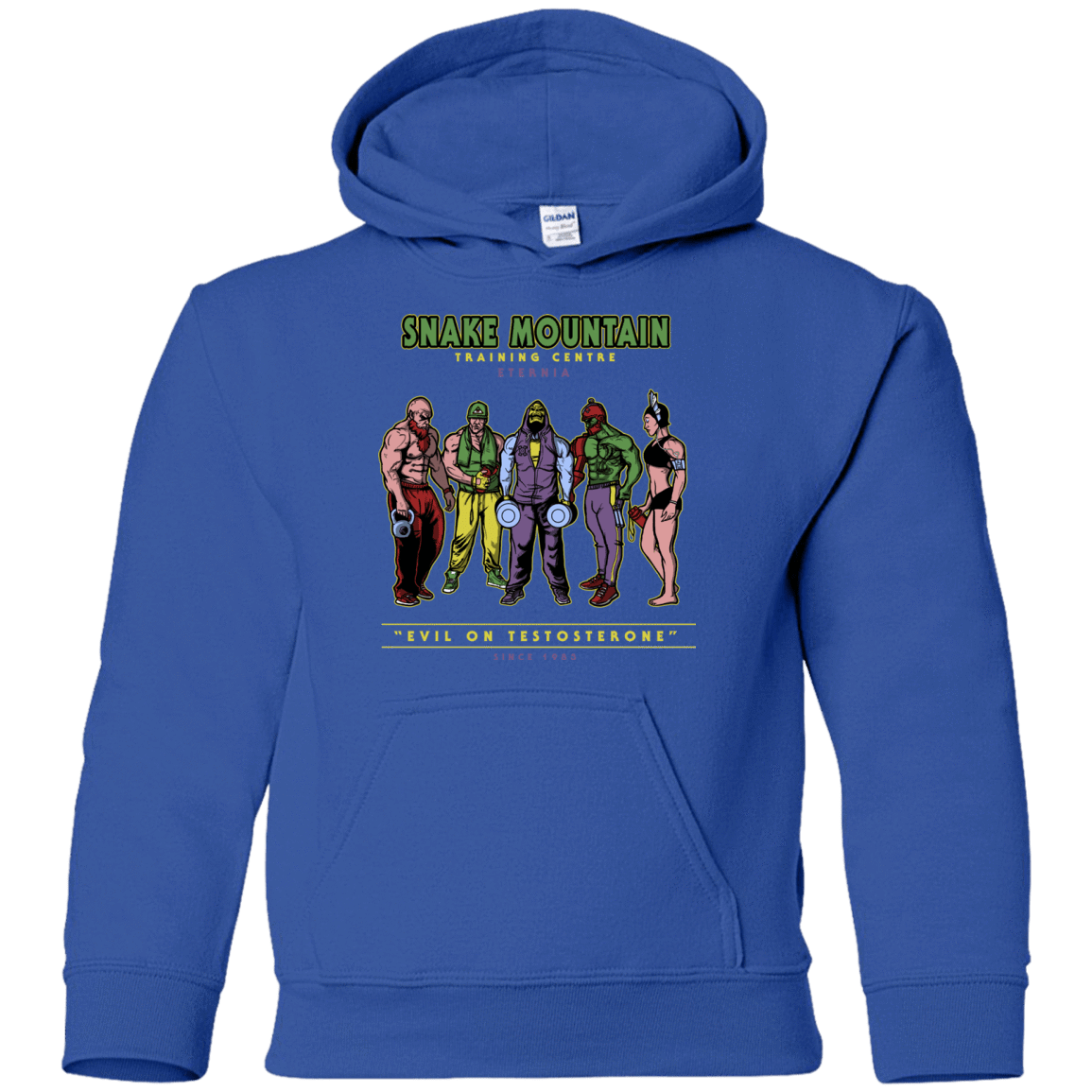 Sweatshirts Royal / YS Evil On Testosterone Youth Hoodie