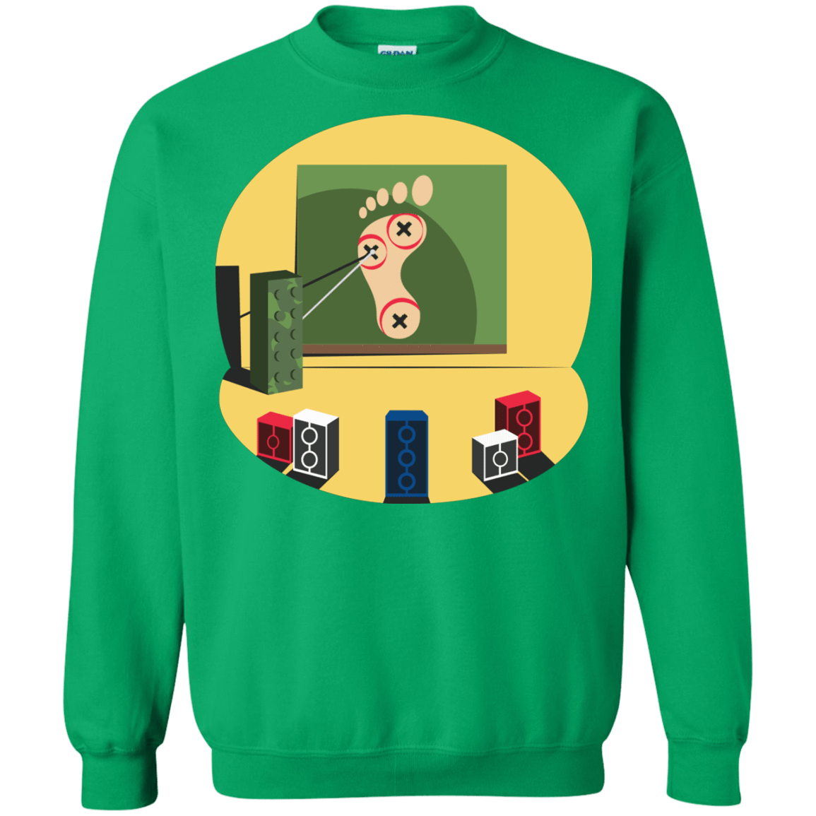 Sweatshirts Irish Green / Small Evil Plan Crewneck Sweatshirt