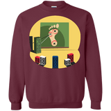 Sweatshirts Maroon / Small Evil Plan Crewneck Sweatshirt