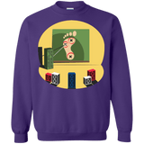 Sweatshirts Purple / Small Evil Plan Crewneck Sweatshirt