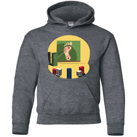 Sweatshirts Dark Heather / YS Evil Plan Youth Hoodie