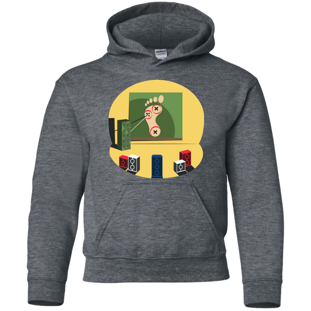 Sweatshirts Dark Heather / YS Evil Plan Youth Hoodie