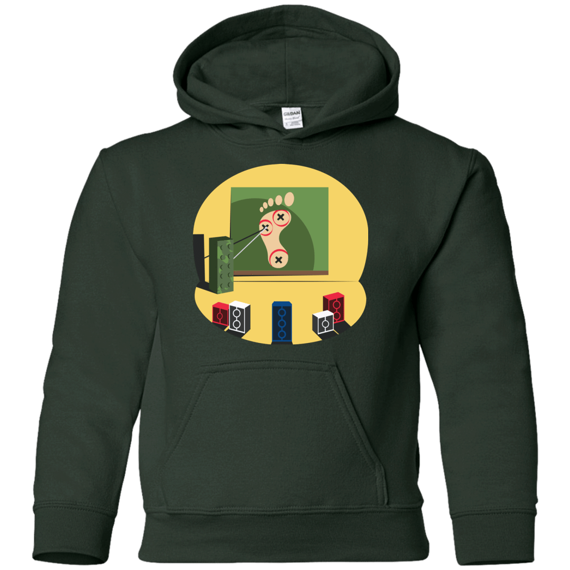 Sweatshirts Forest Green / YS Evil Plan Youth Hoodie