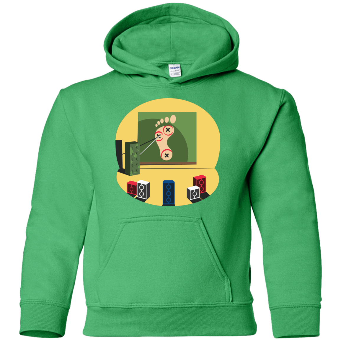 Sweatshirts Irish Green / YS Evil Plan Youth Hoodie