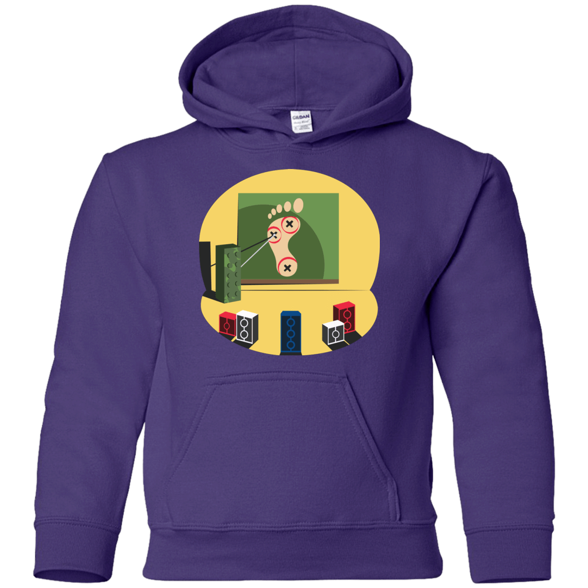 Sweatshirts Purple / YS Evil Plan Youth Hoodie