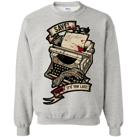 Sweatshirts Ash / Small EVIL SAVE POINT Crewneck Sweatshirt