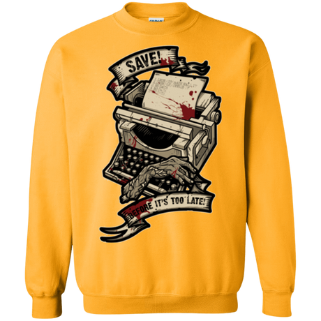 Sweatshirts Gold / Small EVIL SAVE POINT Crewneck Sweatshirt