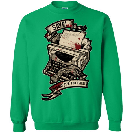 Sweatshirts Irish Green / Small EVIL SAVE POINT Crewneck Sweatshirt