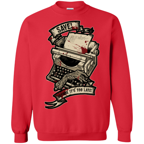 Sweatshirts Red / Small EVIL SAVE POINT Crewneck Sweatshirt