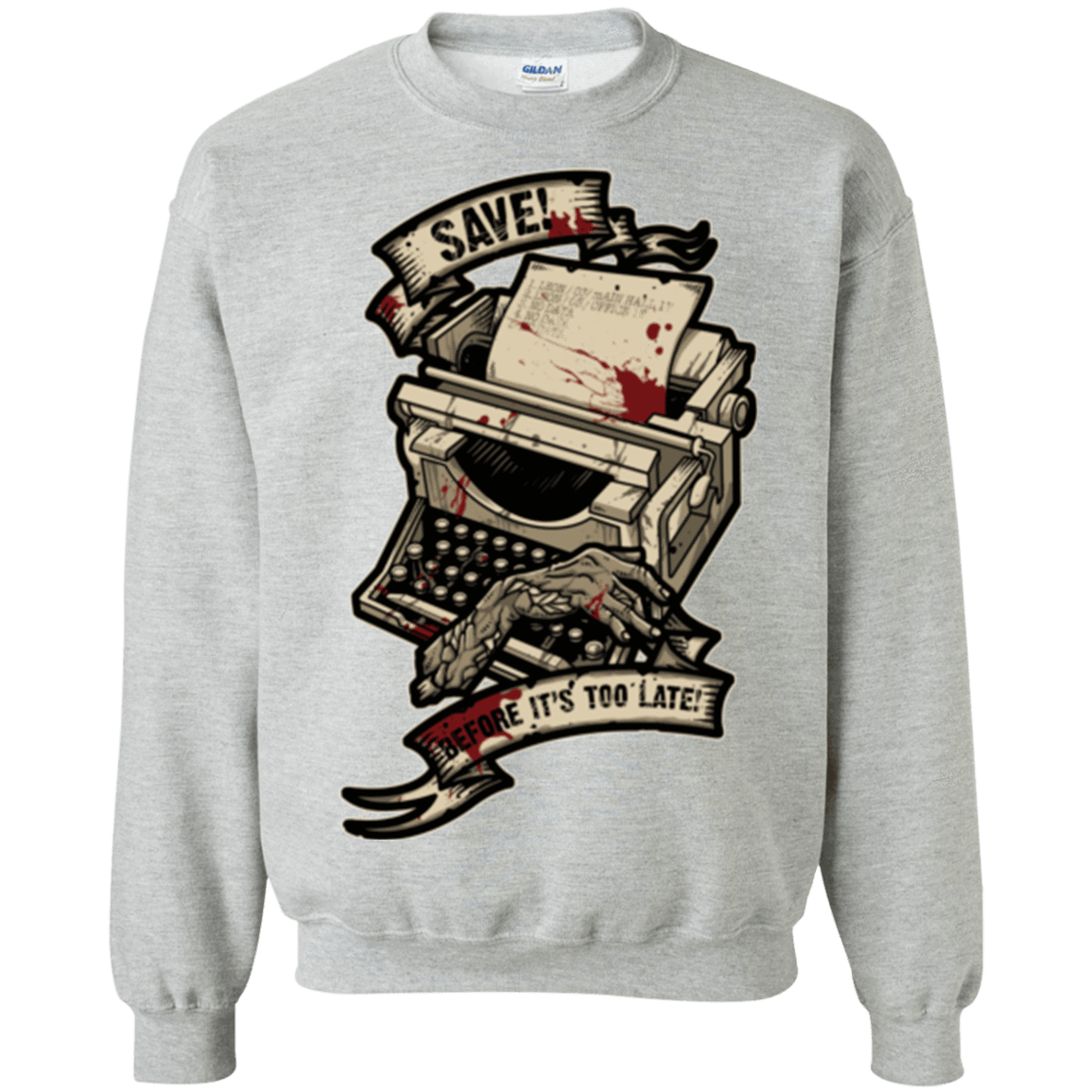 Sweatshirts Sport Grey / Small EVIL SAVE POINT Crewneck Sweatshirt