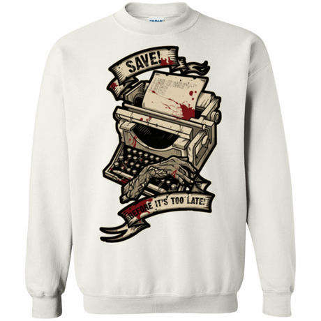 Sweatshirts White / Small EVIL SAVE POINT Crewneck Sweatshirt