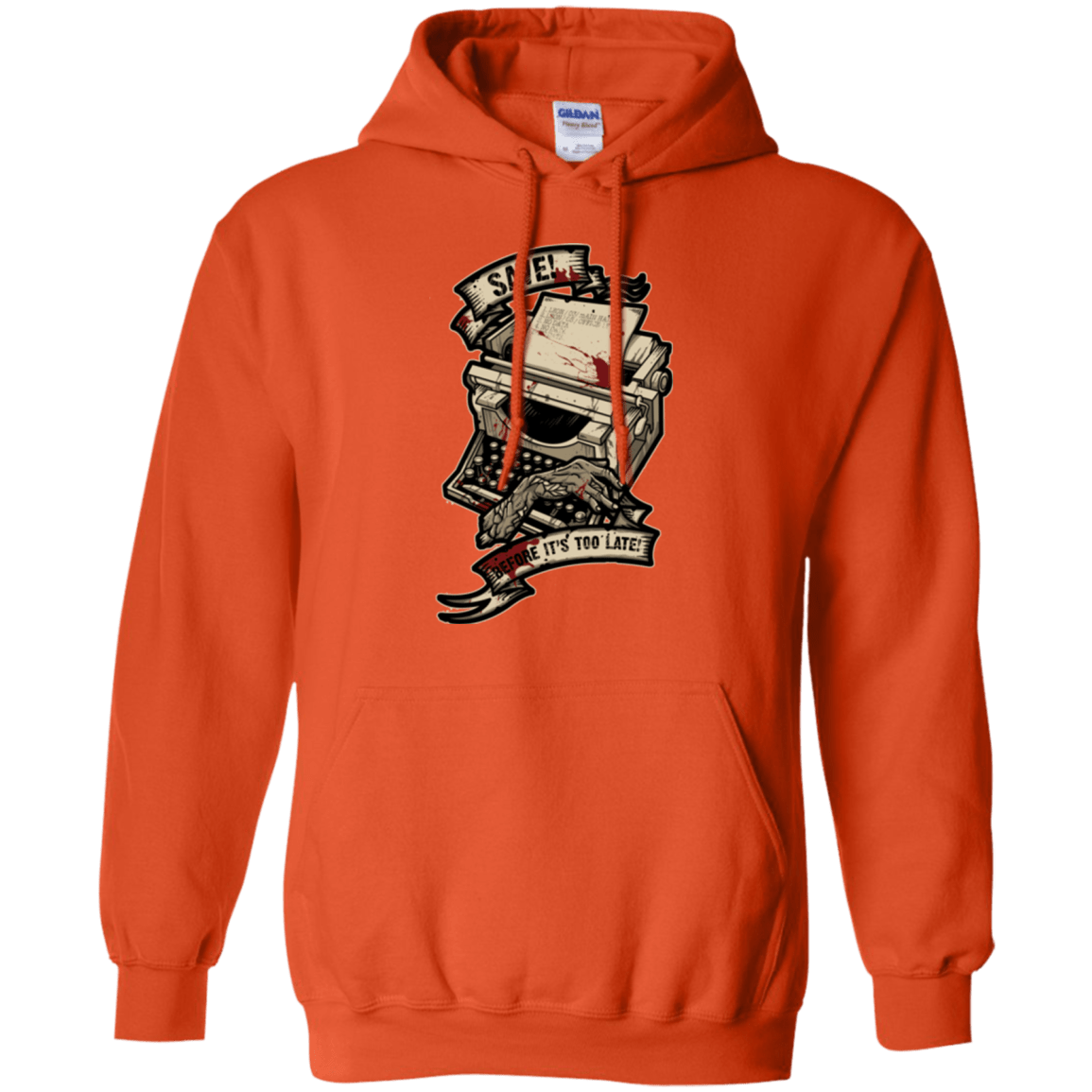 Sweatshirts Orange / Small EVIL SAVE POINT Pullover Hoodie