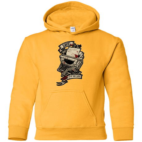 Sweatshirts Gold / YS EVIL SAVE POINT Youth Hoodie