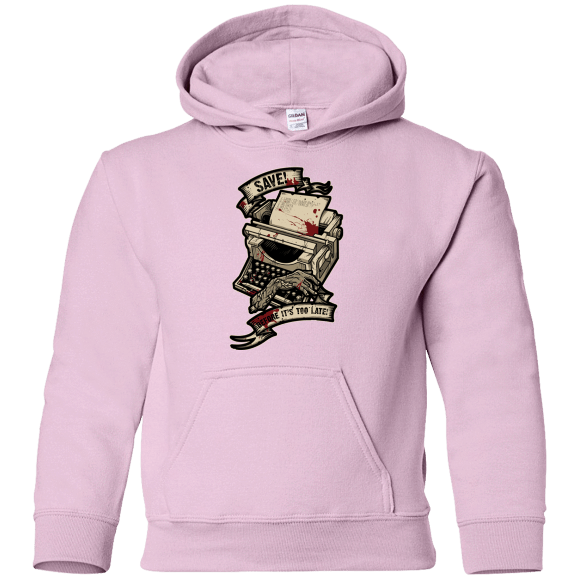 Sweatshirts Light Pink / YS EVIL SAVE POINT Youth Hoodie