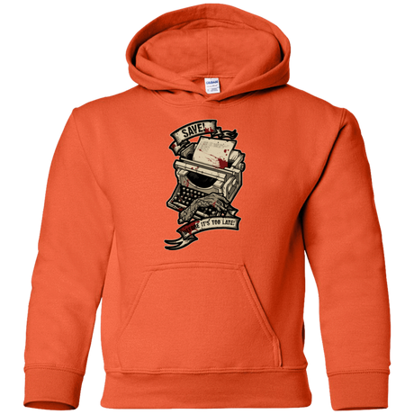 Sweatshirts Orange / YS EVIL SAVE POINT Youth Hoodie