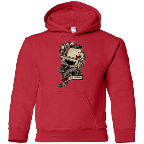 Sweatshirts Red / YS EVIL SAVE POINT Youth Hoodie